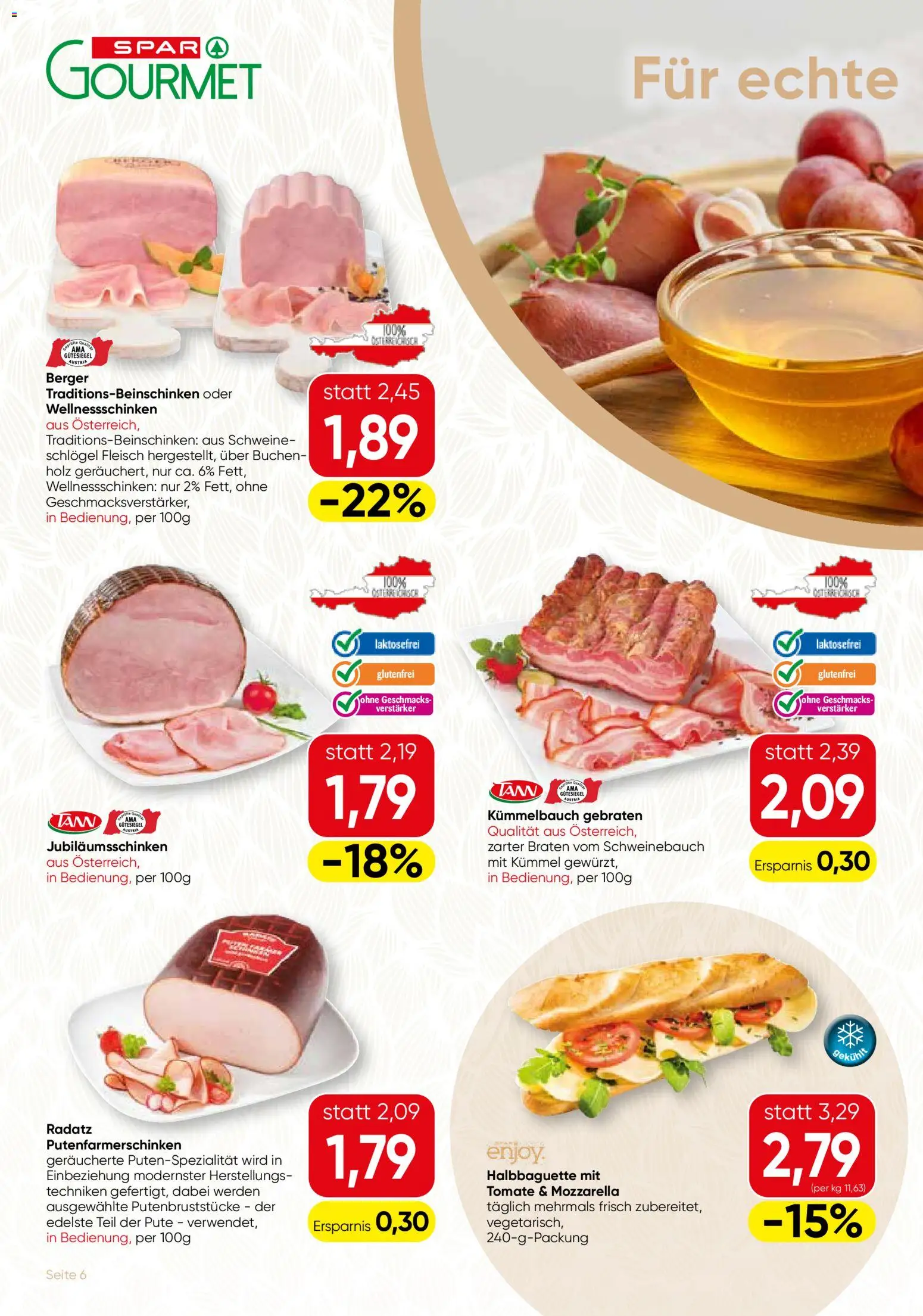 SPAR Gourmet Flugblatt - Burgenland gültig ab 02.01.2026 | Seite: 6