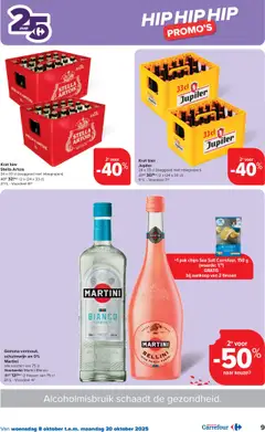 Carrefour - Hypermarkten Promoties  - Voorbeeld van een folder van Carrefour, geldig van 08.10.2025 | Pagina: 9 | Producten: Bier, Tas, Chips