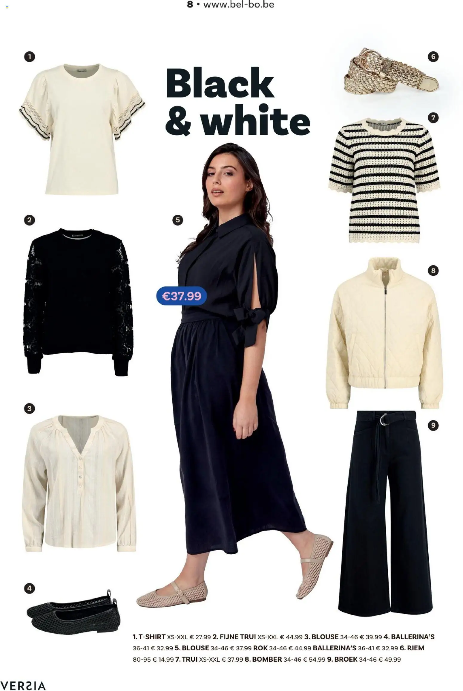 {H1} | Pagina: 8 | Producten: Riem, Trui, Blouse, Broek