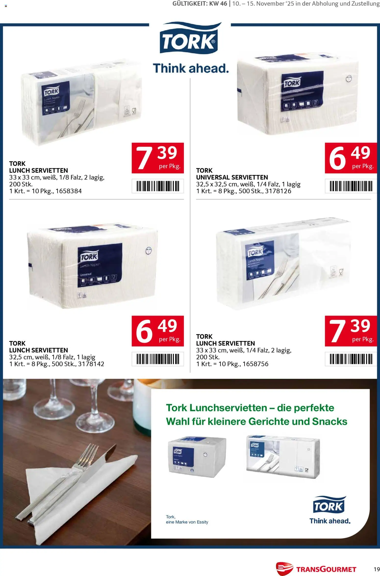 Transgourmet  Markenfestwoche gültig ab 10.11.2025 | Seite: 19