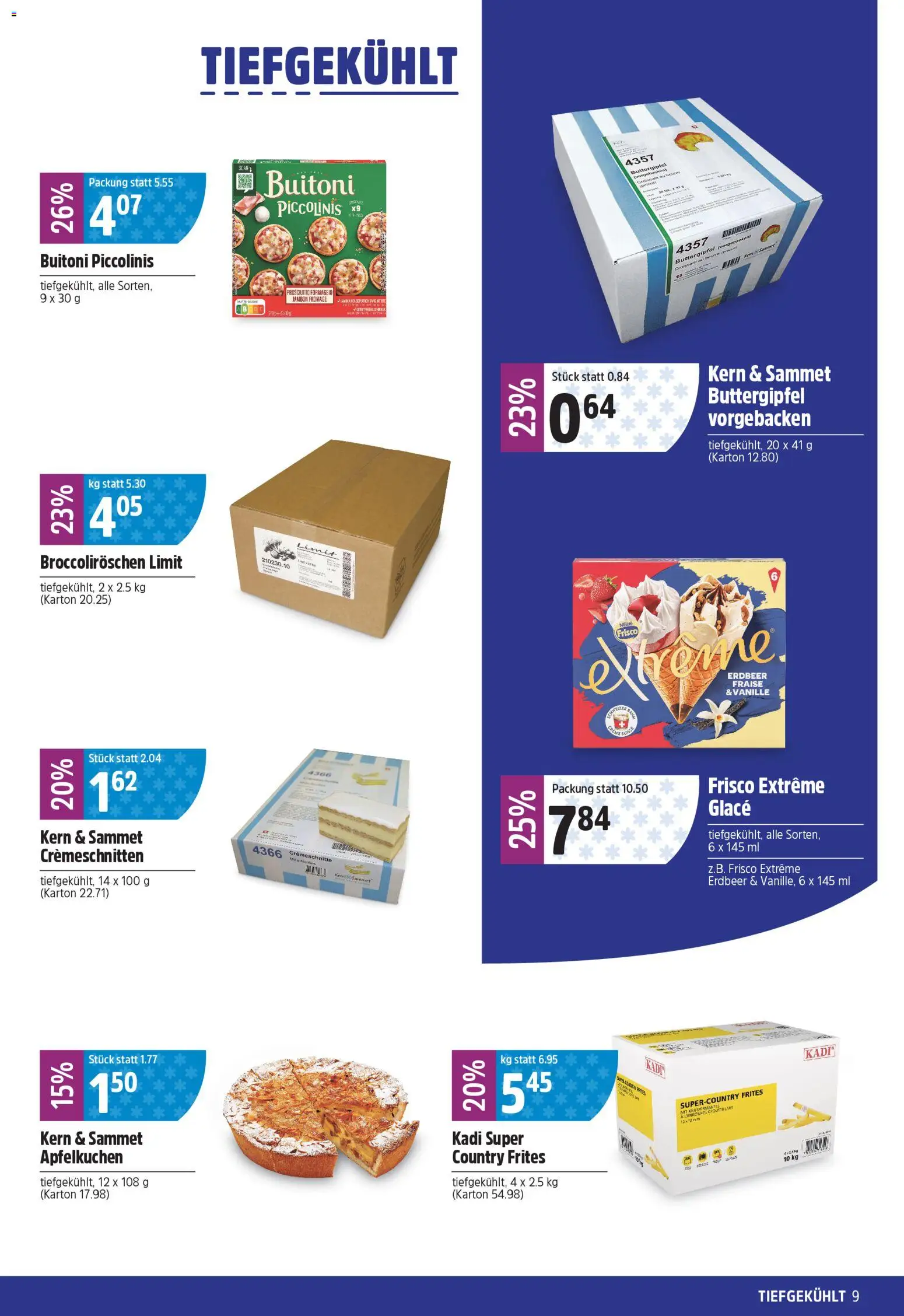 TopCC aktionen – gültig ab 27.04.2026 | Seite: 9 | Produkte: Glace