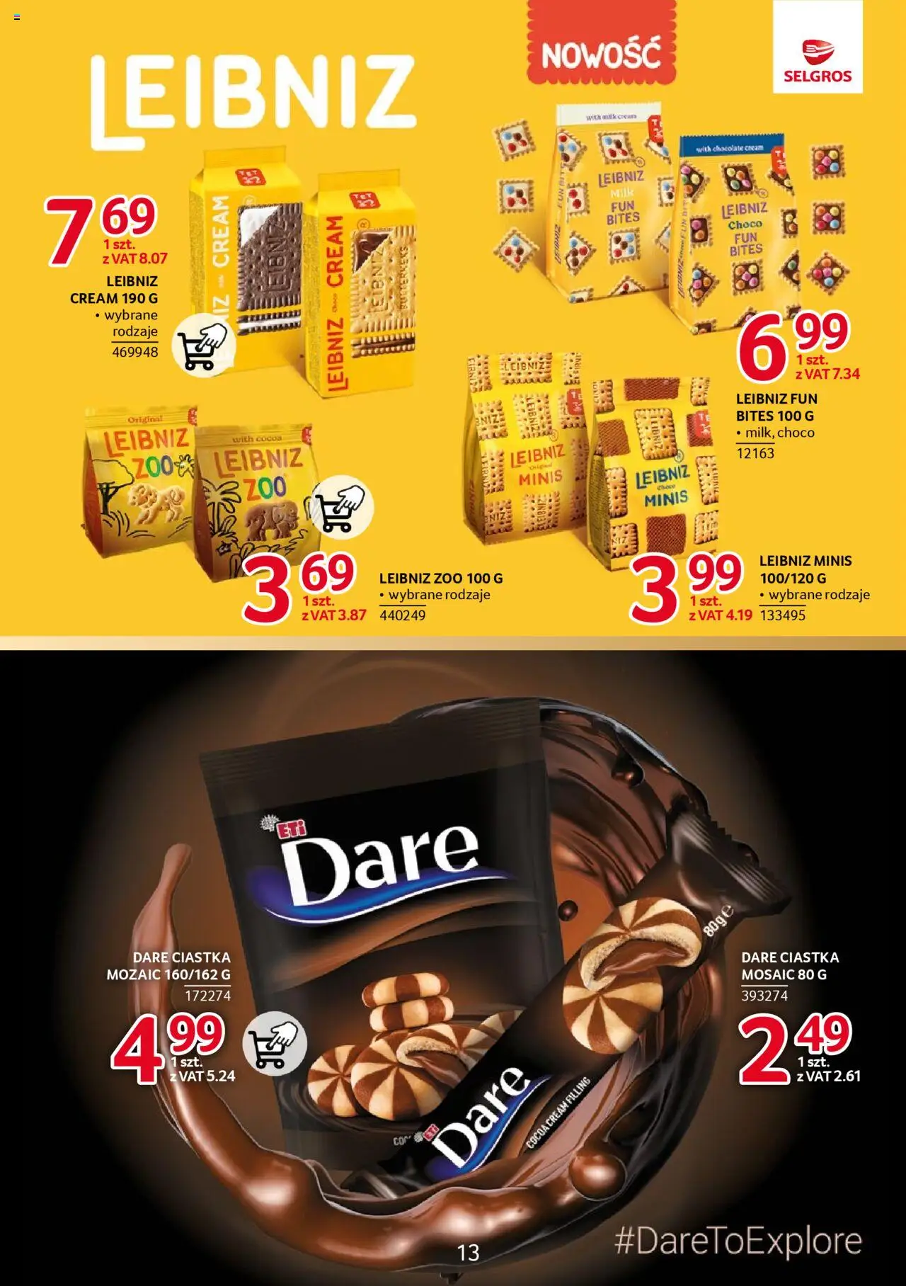 Selgros cash&carry Gazetka - Markowe produkty od 14.08.2025 | Strona: 14 | Produkty: Ciastka