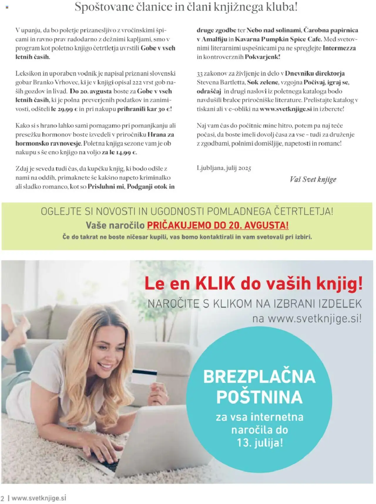 Svet knjige katalog │ velja od 01.07.2025 | Stran: 2 | Izdelki: Knjiga, Sok