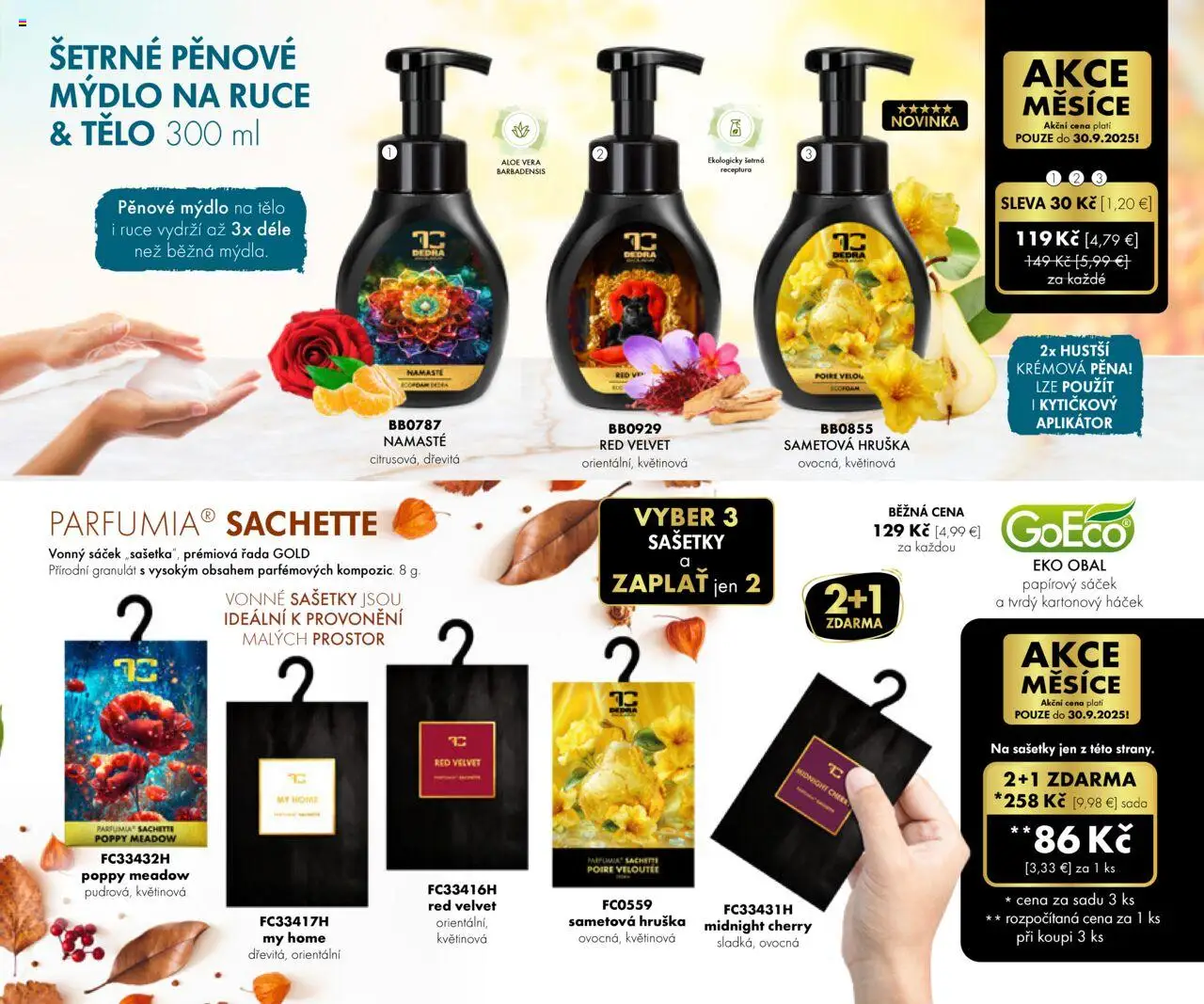 Nové Dedra akcie – leták je platný od 01.09.2025 | Strana: 91 | Produkty: Mydlo