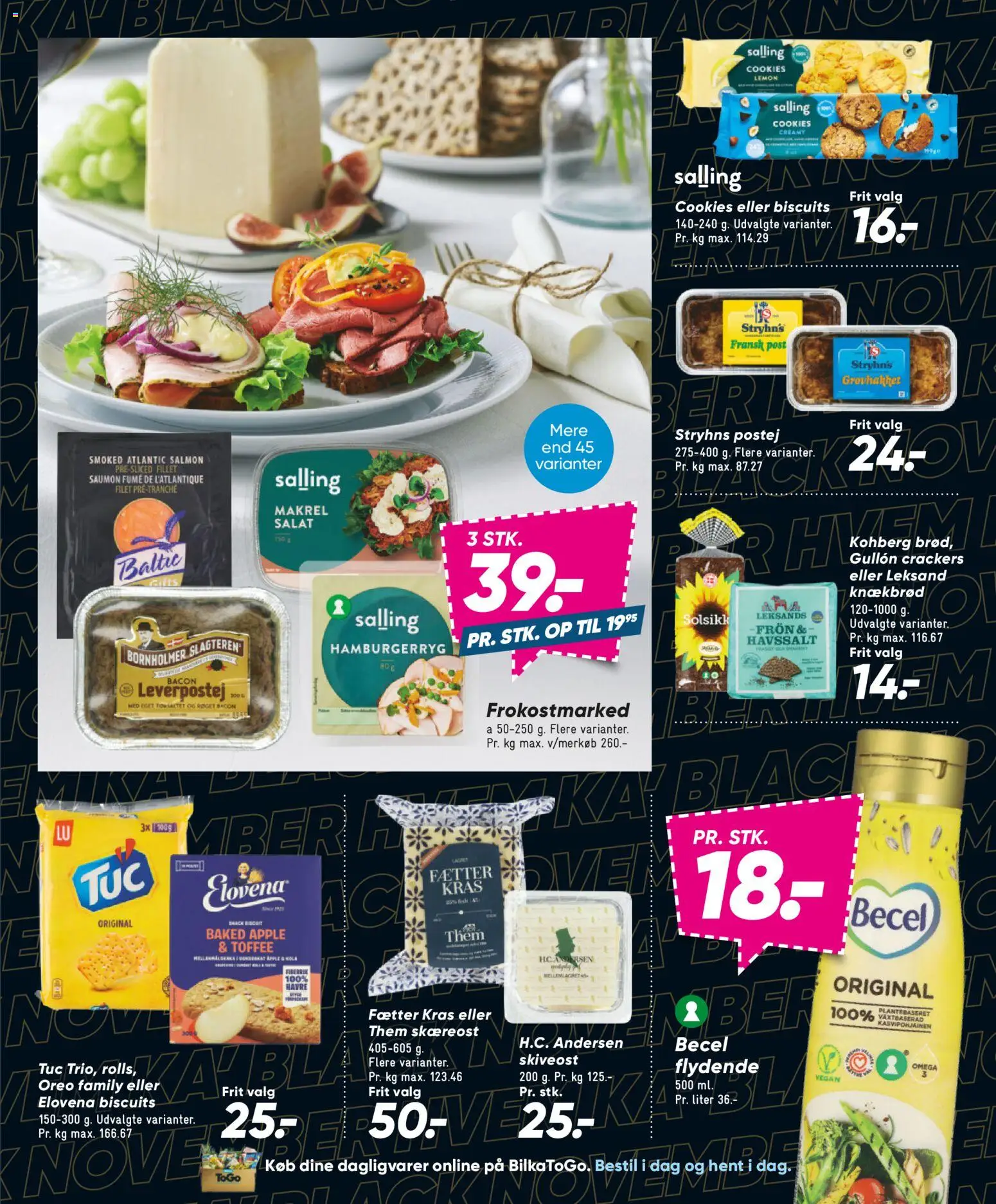 Bilka tilbudsavis – gyldig fra 31.10.2025 | Side: 36 | Produkter: Salat, Makrel, Leverpostej, Oreo