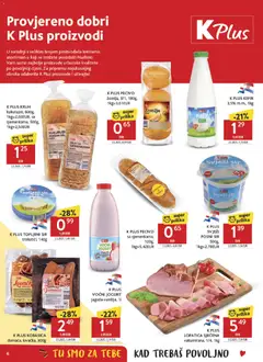 K PLUS TOPLJENI SIR trokutići, 140g, Topljeni sir trokutići, 140g - Pregled kataloga iz trgovine Konzum, vrijedi od 21.01.2026 | Stranica: 6