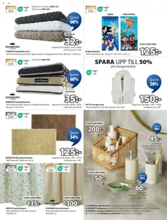JYSK reklamblad aktuell från 25.08.2025 | Sida: 23 | Produkter: Badrumsmatta, Duschdraperi