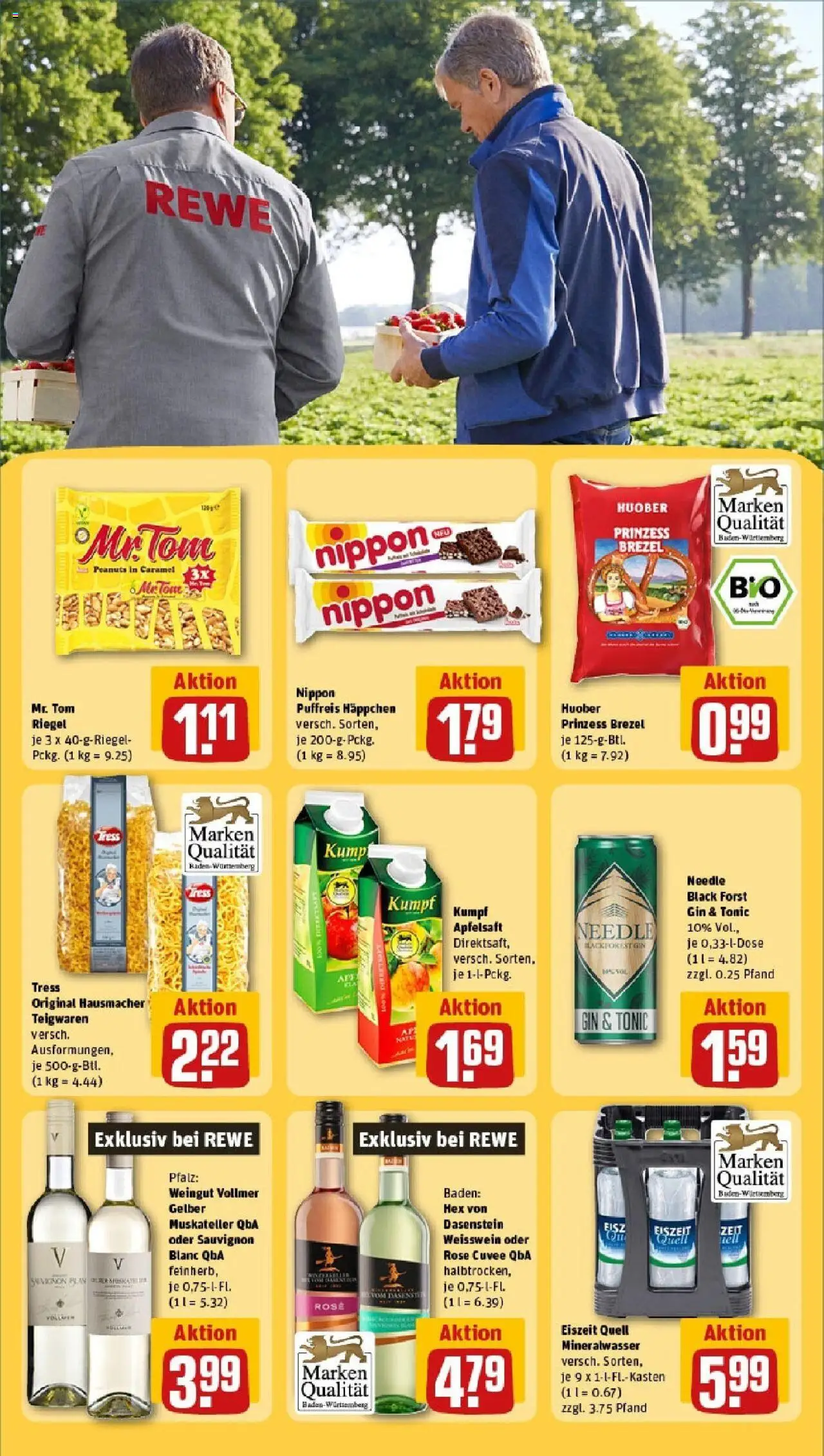 Rewe prospekt Bad Waldsee	 - gültig ab dem 25.05.2025 | Seite: 21 | Produkte: Weißwein, Apfelsaft, Mineralwasser, Apple