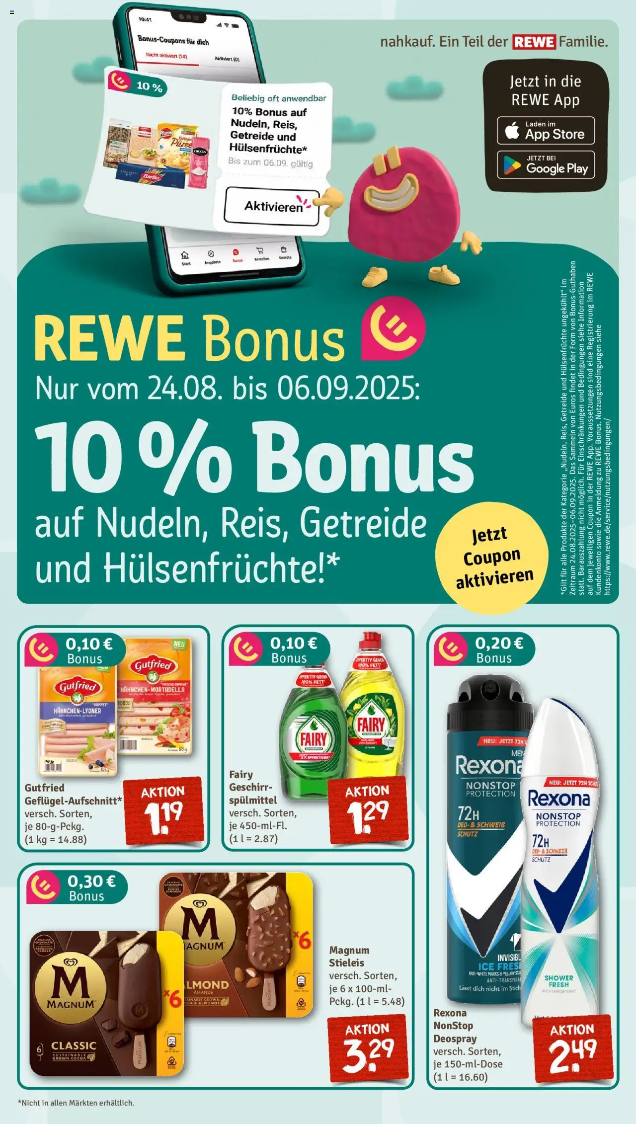Nahkauf Prospekt - gültig ab dem 25.08.2025 | Seite: 5 | Produkte: Hahnchen, Barilla, Antitranspirant, Getreide