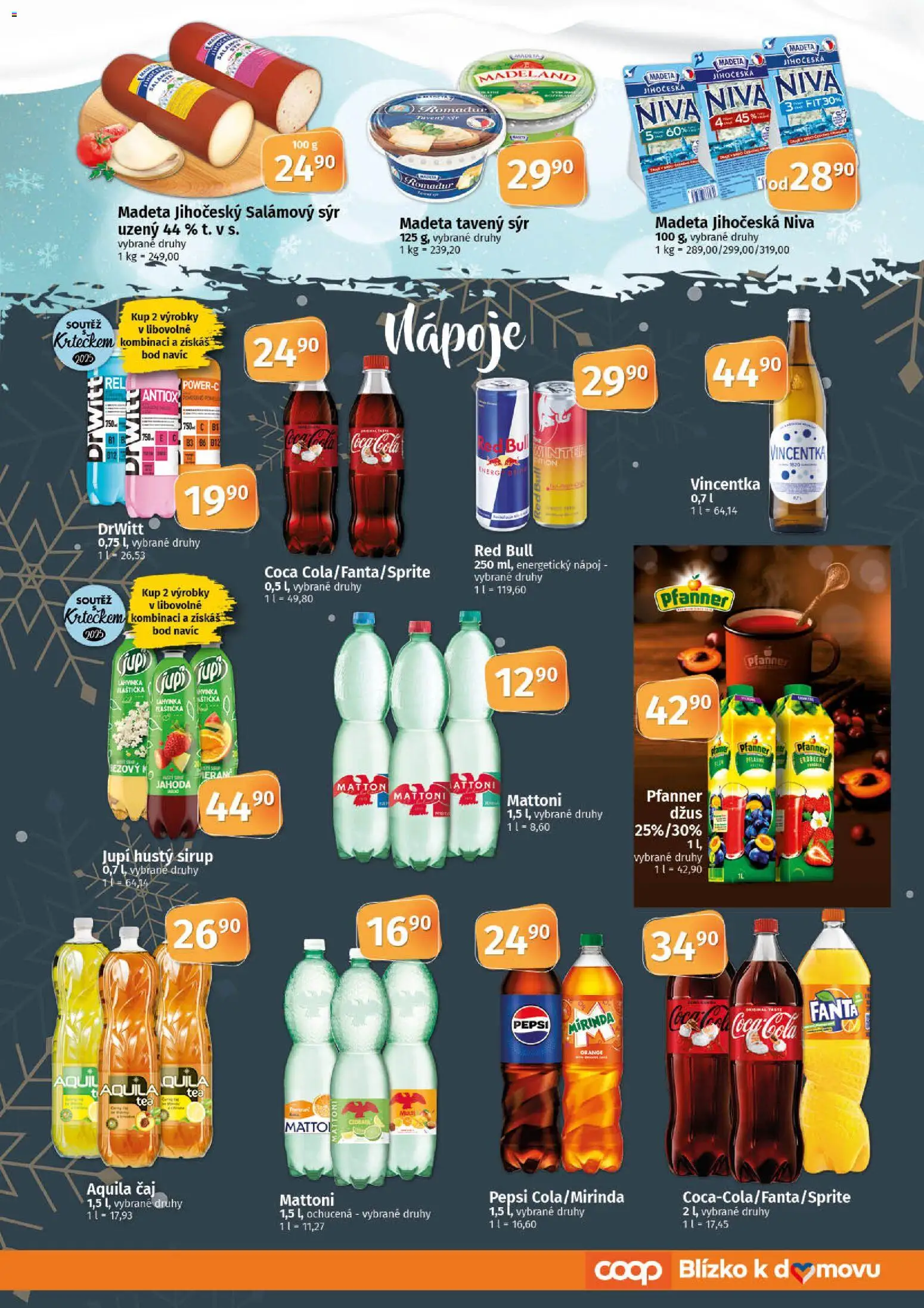 Coop leták - Tuty od 03.12.2025 | Strana: 5 | Produkty: Drwitt, Jupí, Niva, Cola