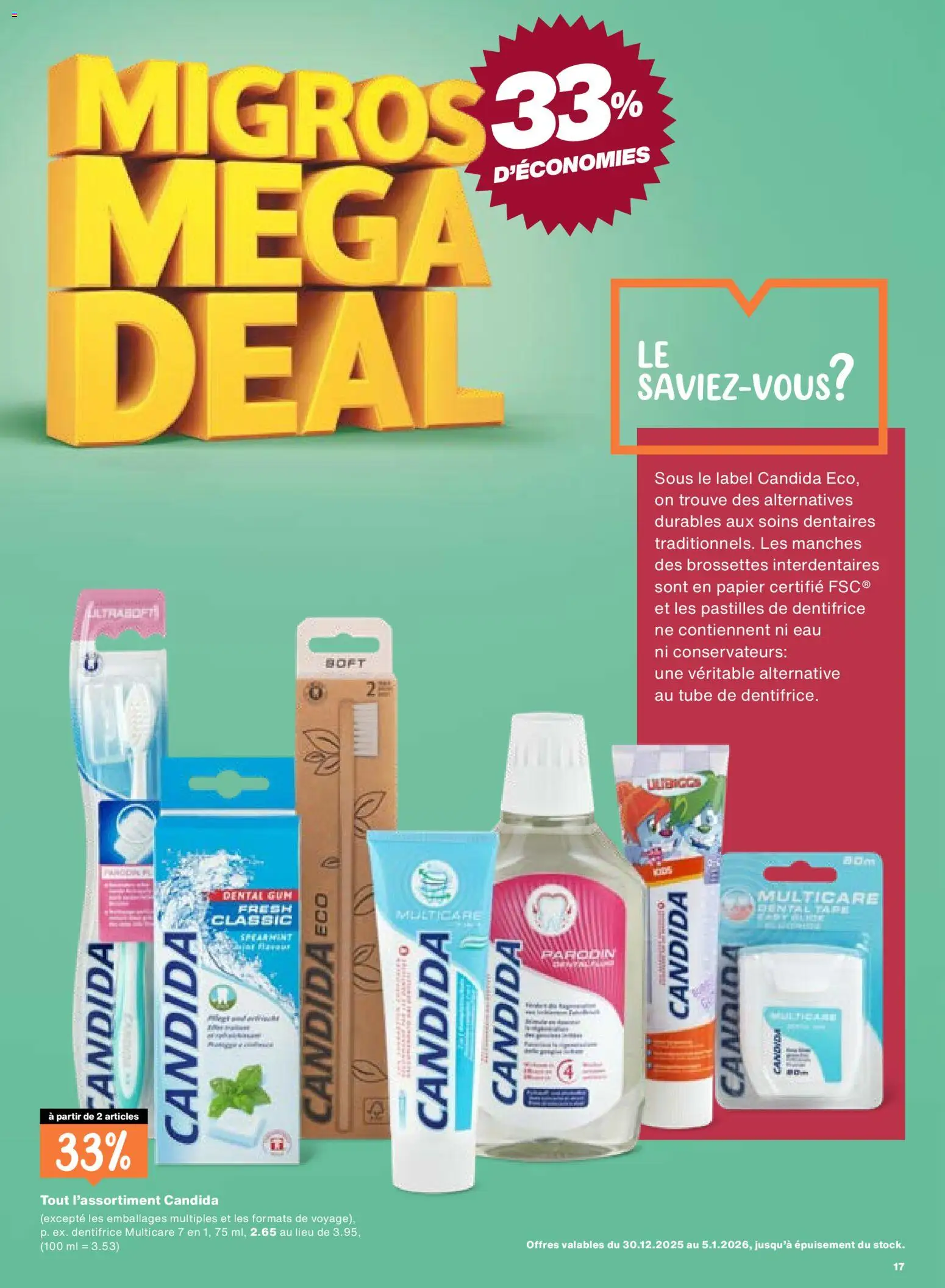 Migros Aktionen FR – gültig ab 30.12.2025 | Seite: 17