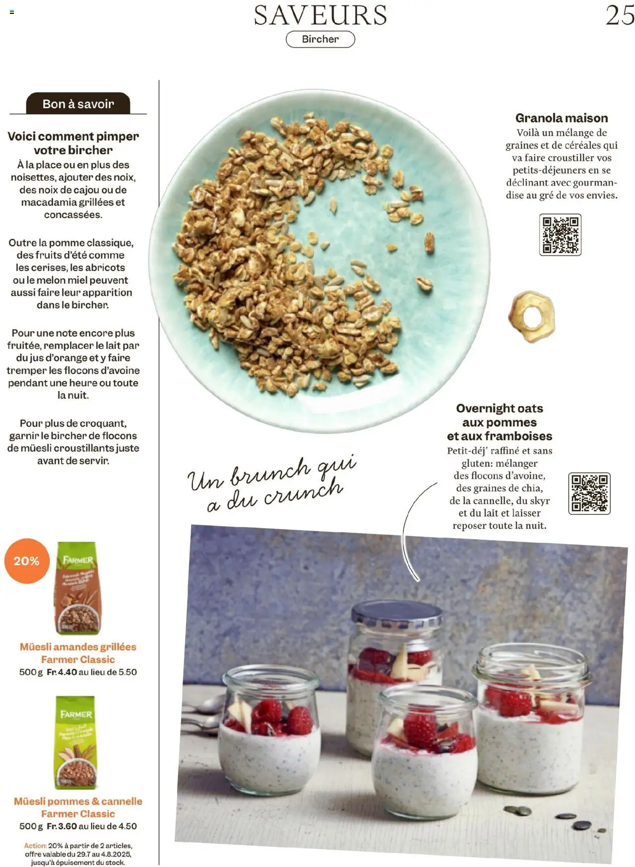 Migros - Magazin FR ab 28.07.2025 | Seite: 25
