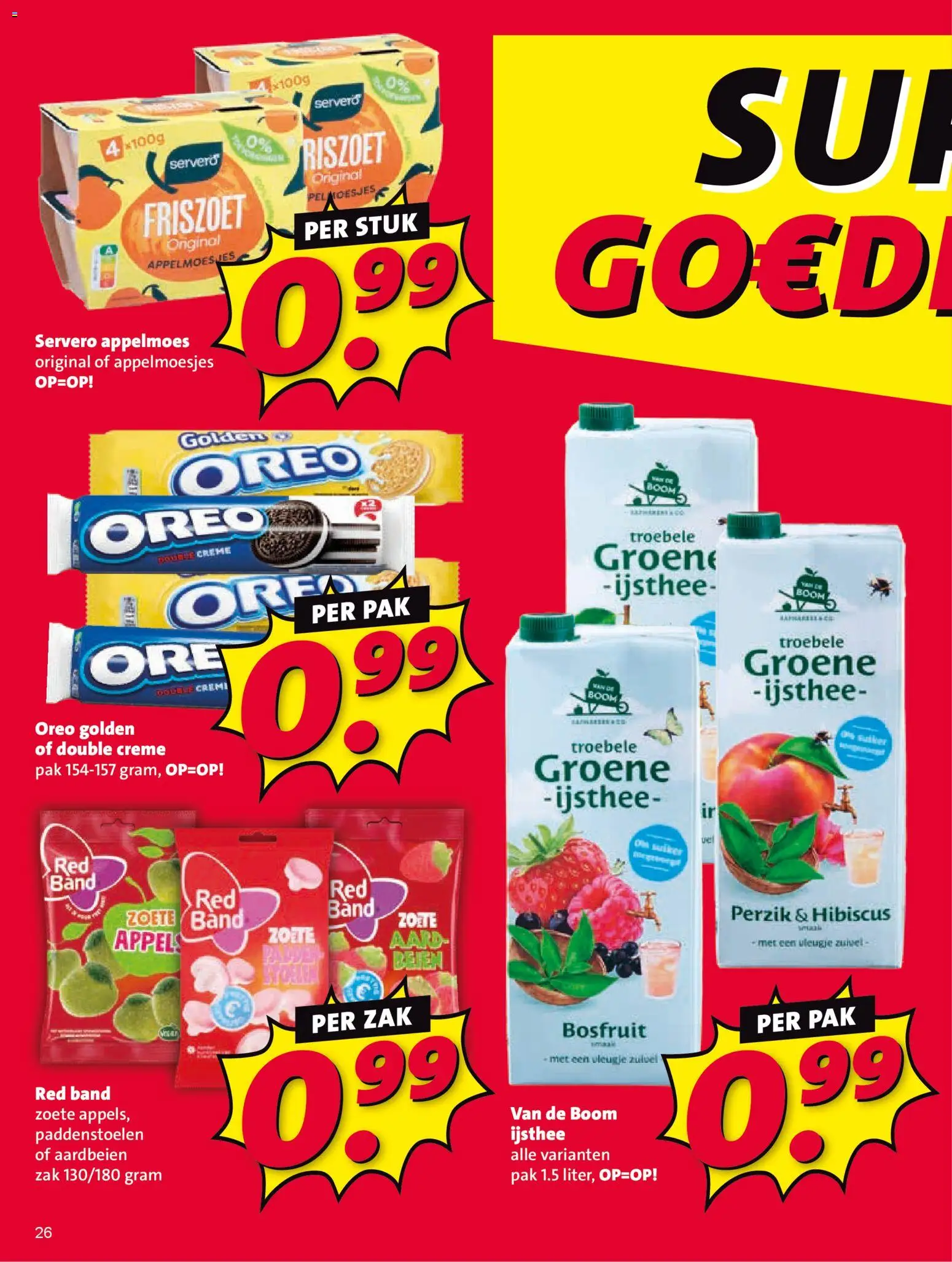 {H1} | Pagina: 26 | Producten: Zuivel, Aardbeien, Oreo, Crème