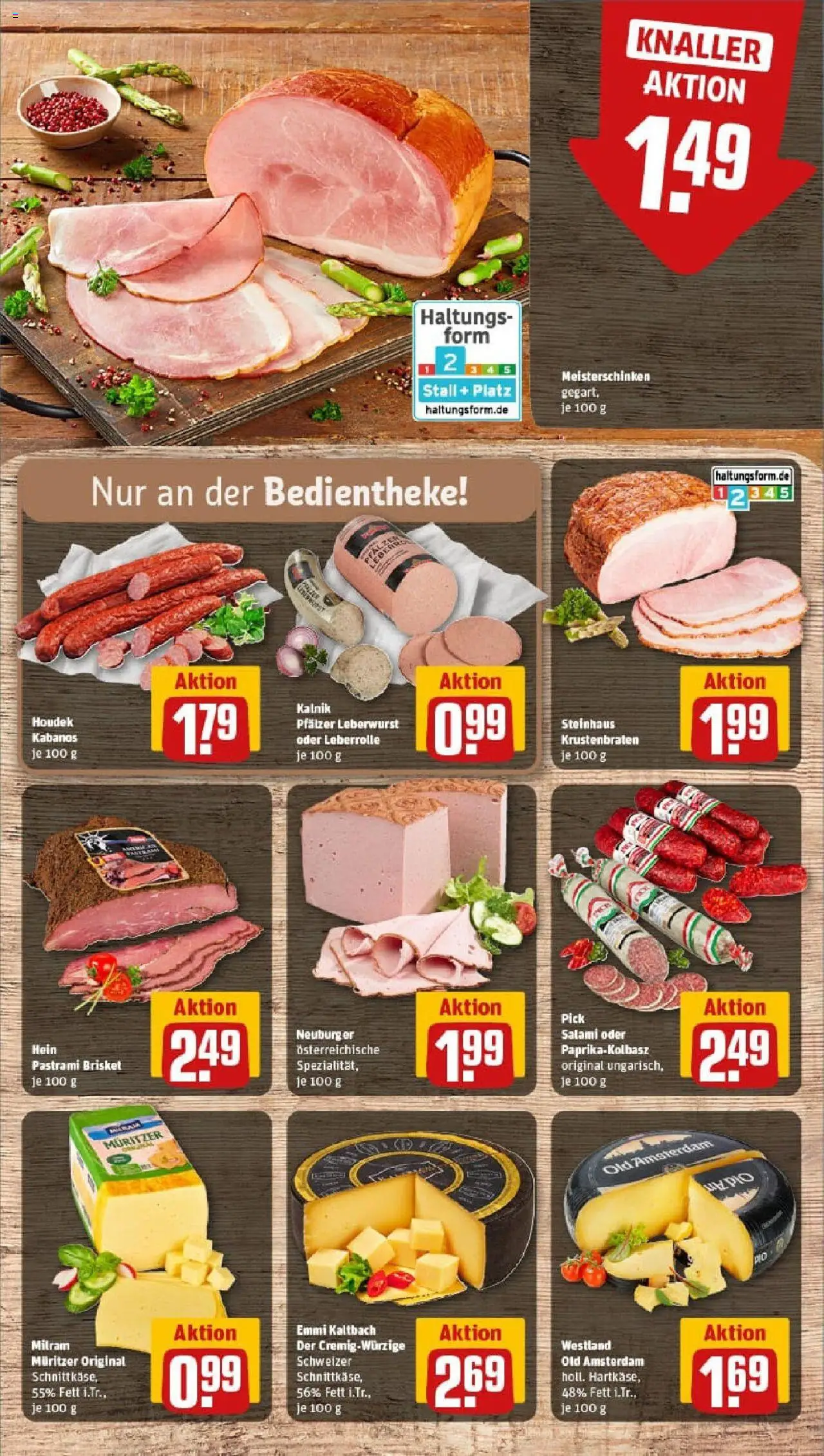 Rewe prospekt Marsberg	 – gültig ab 21.09.2025 | Seite: 13 | Produkte: Krustenbraten, Salami