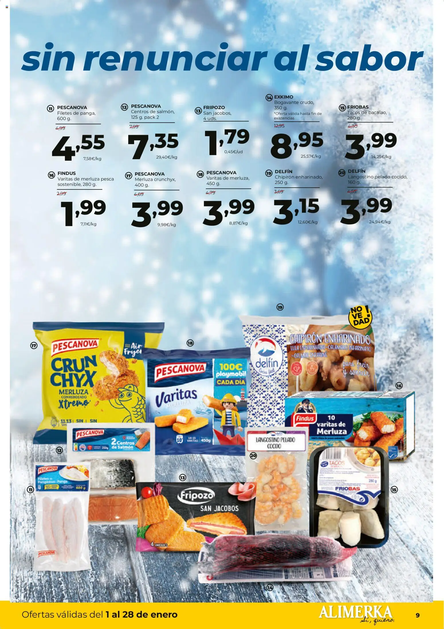 Alimerka folleto Asturias │ válido desde el 01.01.2026 | Página: 9 | Productos: Tacos, Langostino