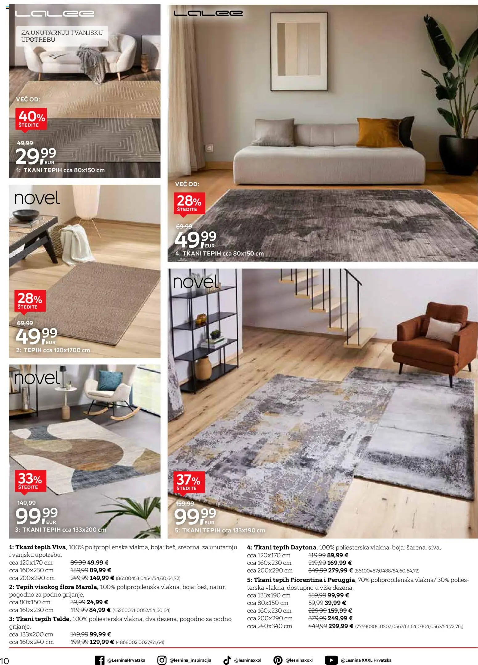 Lesnina katalog | vrijedi od 23.01.2026 | Stranica: 10 | Proizvodi: Tepih