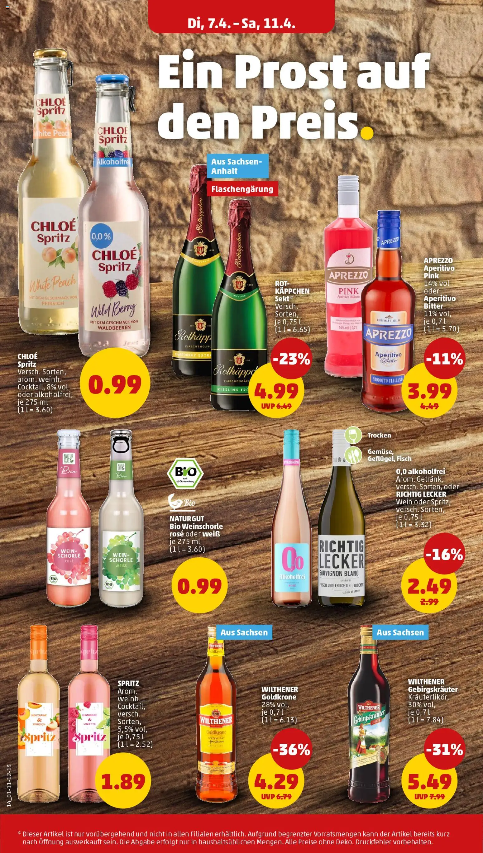 Penny Prospekt 	 – gültig ab 07.04.2026 | Seite: 14 | Produkte: Wilthener gebirgskrauter, Fisch, Limette, Himbeere