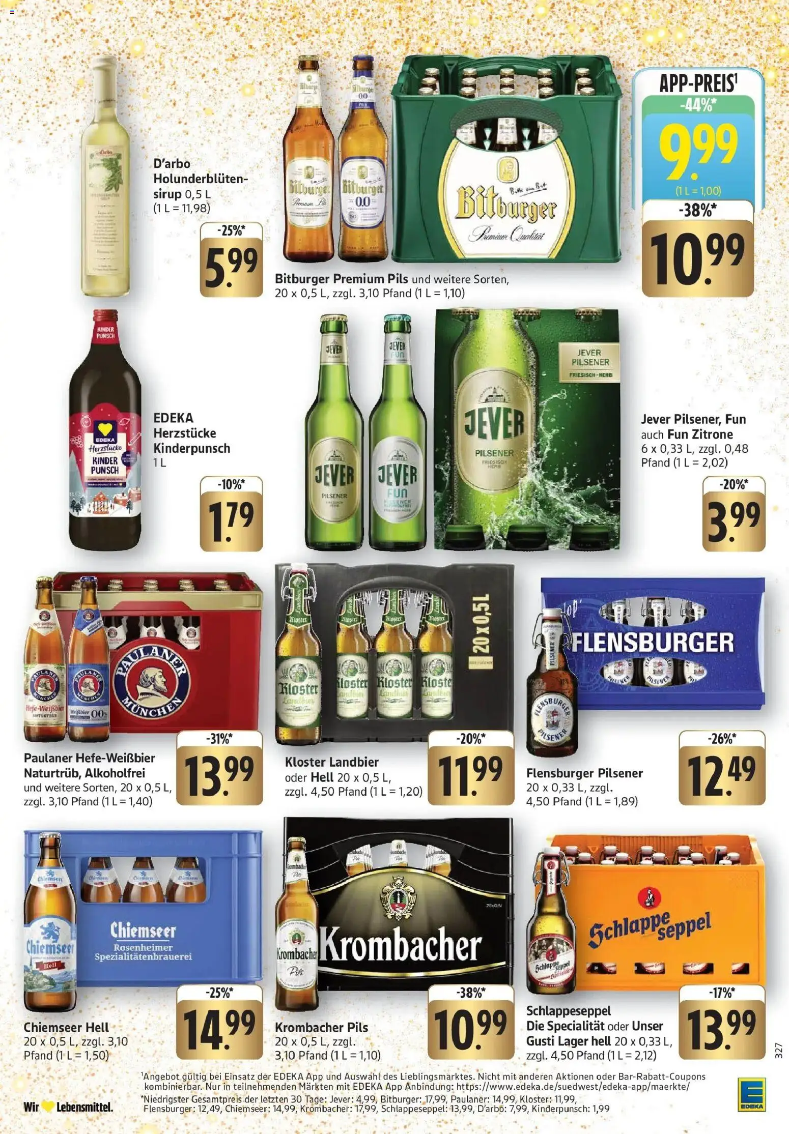 Edeka prospekt Großostheim	 – gültig ab 14.12.2025 | Seite: 25 | Produkte: Pils, Hefe weissbier, Zitrone, Krombacher