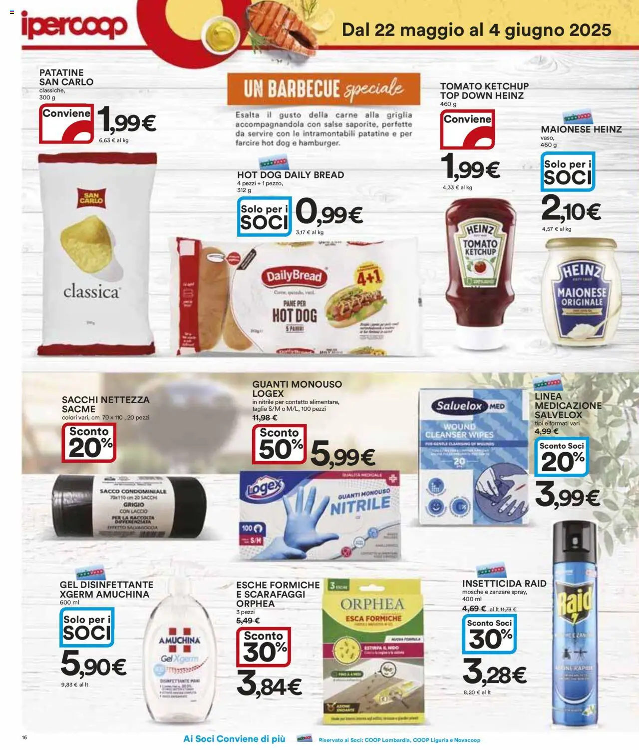 Volantino Ipercoop del 22.05.2025 | Pagina: 16 | Prodotti: Maionese, Barbecue, Top, Griglia