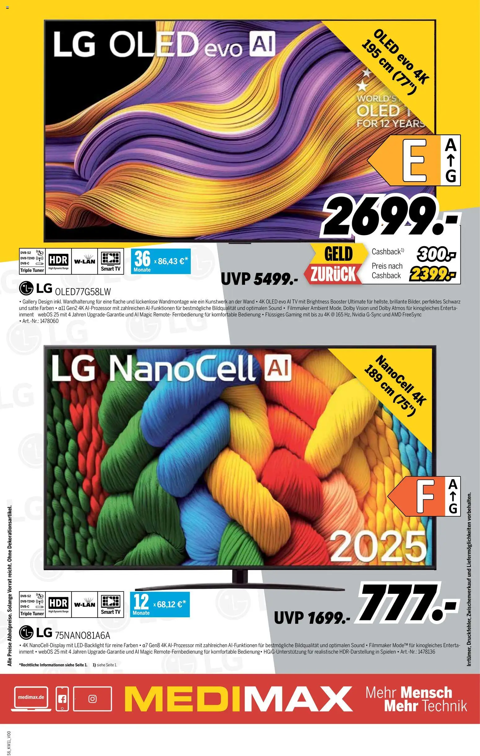 Medimax Prospekt 	 – gültig ab 06.03.2026 | Seite: 6 | Produkte: LG, Smart TV, TV