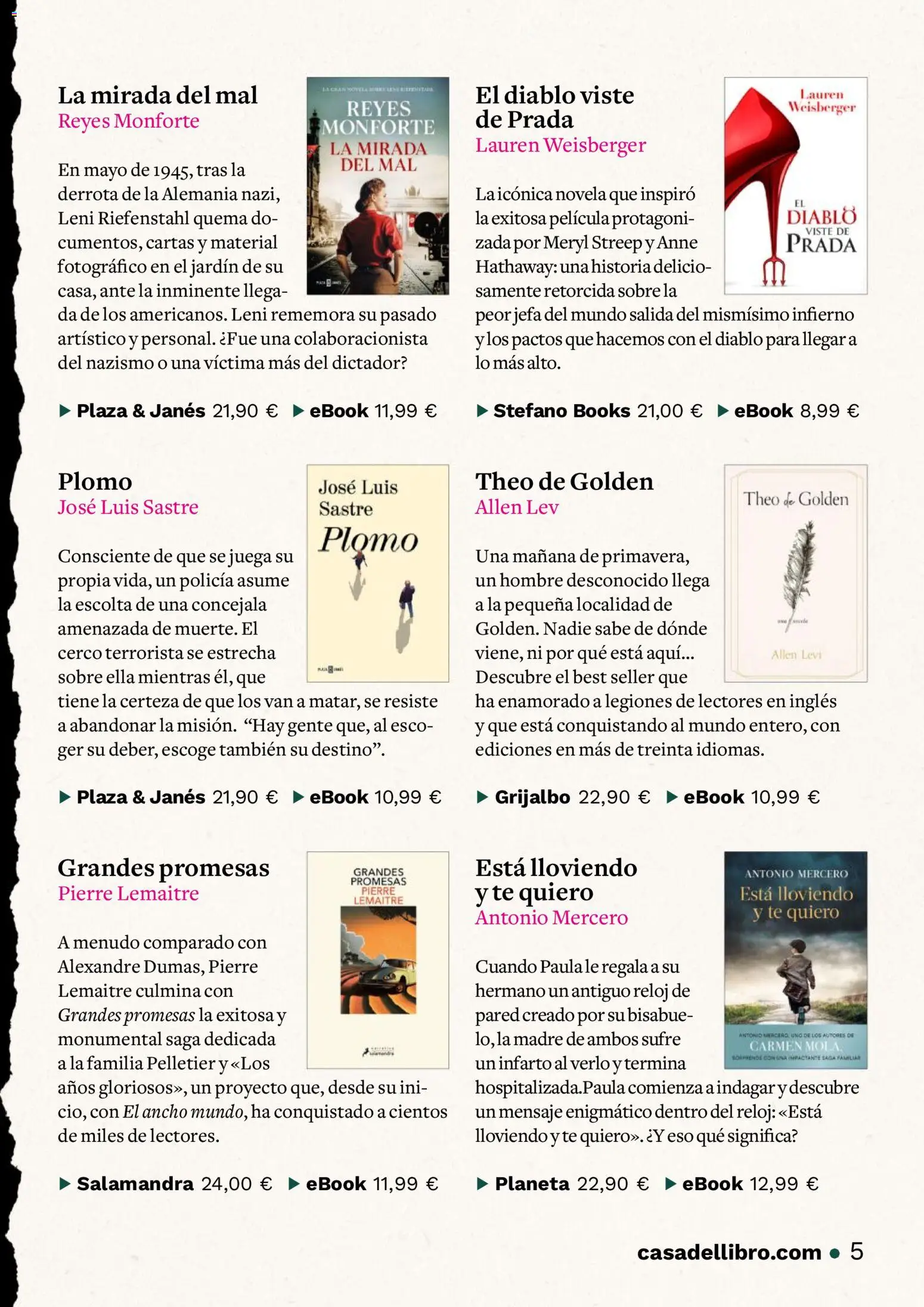 Casa del libro folleto │ válido desde el 01.04.2026 | Página: 5 | Productos: Té, Reloj, Juega