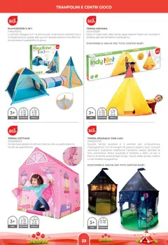 Anteprima del volantino Toys Center volantino Aria Aperta  valido a partire dal 02.04.2026 | Pagina: 25 | Prodotti: Tenda, Gioco