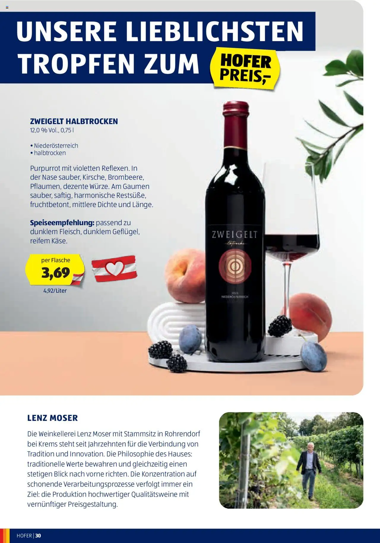 Hofer Wein-Magazin gültig ab 16.10.2024 | Seite: 30
