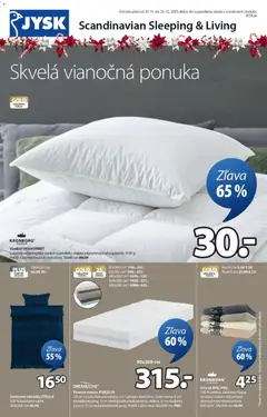 JYSK leták platný od 24.11.2025