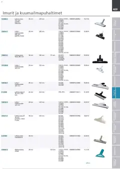 Makita-mainoslehti voimassa 24.03.2026 alkaen | Sivu: 409 | Tuotteet: Monitoimikone, Käsineet