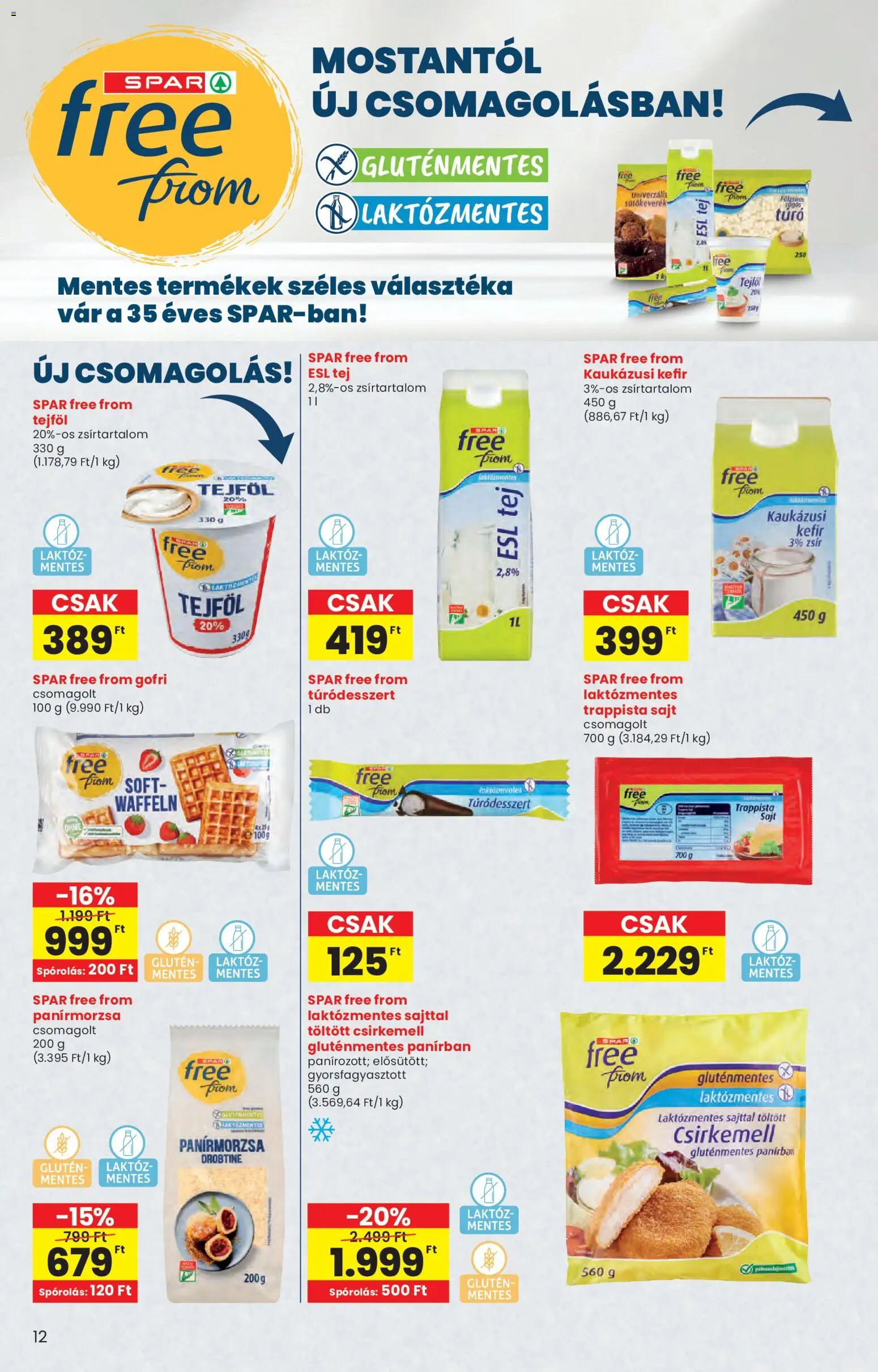 Spar akciós ujság - amely érvényes a következő dátumtól: 21.01.2026 | Oldal: 12