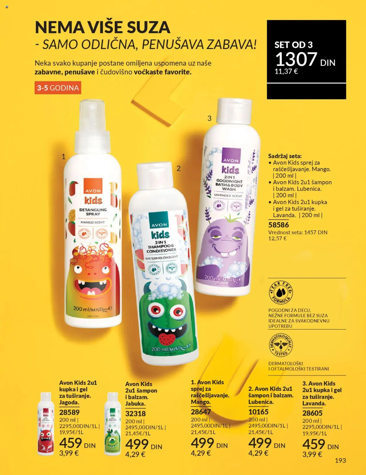 AVON katalog - važi od 01.10.2025 | Strana: 193 | Proizvode: Mango, Šampon, Gel za tuširanje