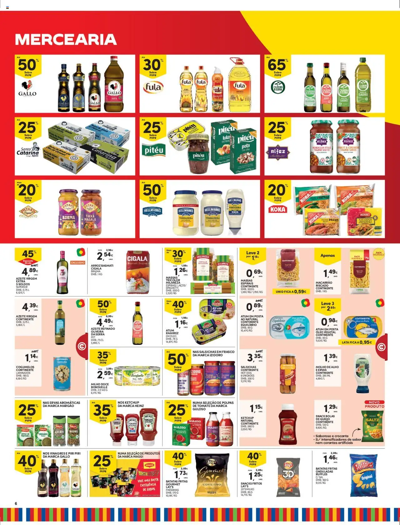 Continente - Madeira: Folheto Semanal │ válido de 14.10.2025 | Página: 6 | Produtos: Orégãos, Queijo, Arroz, Milho