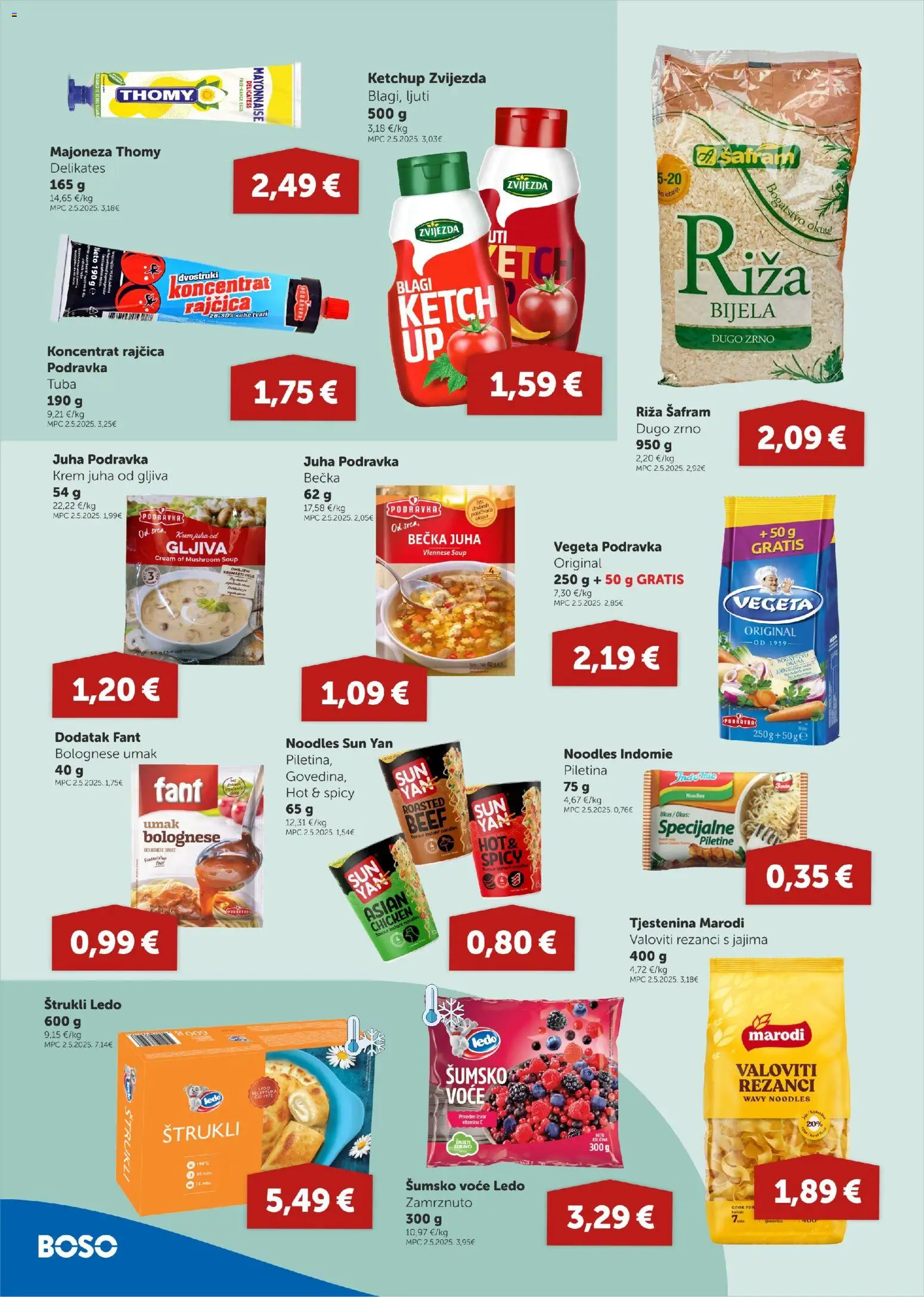 Boso katalog | vrijedi od 06.11.2025 | Stranica: 6 | Proizvodi: Rezanci, Ledo, Umak, Vegeta