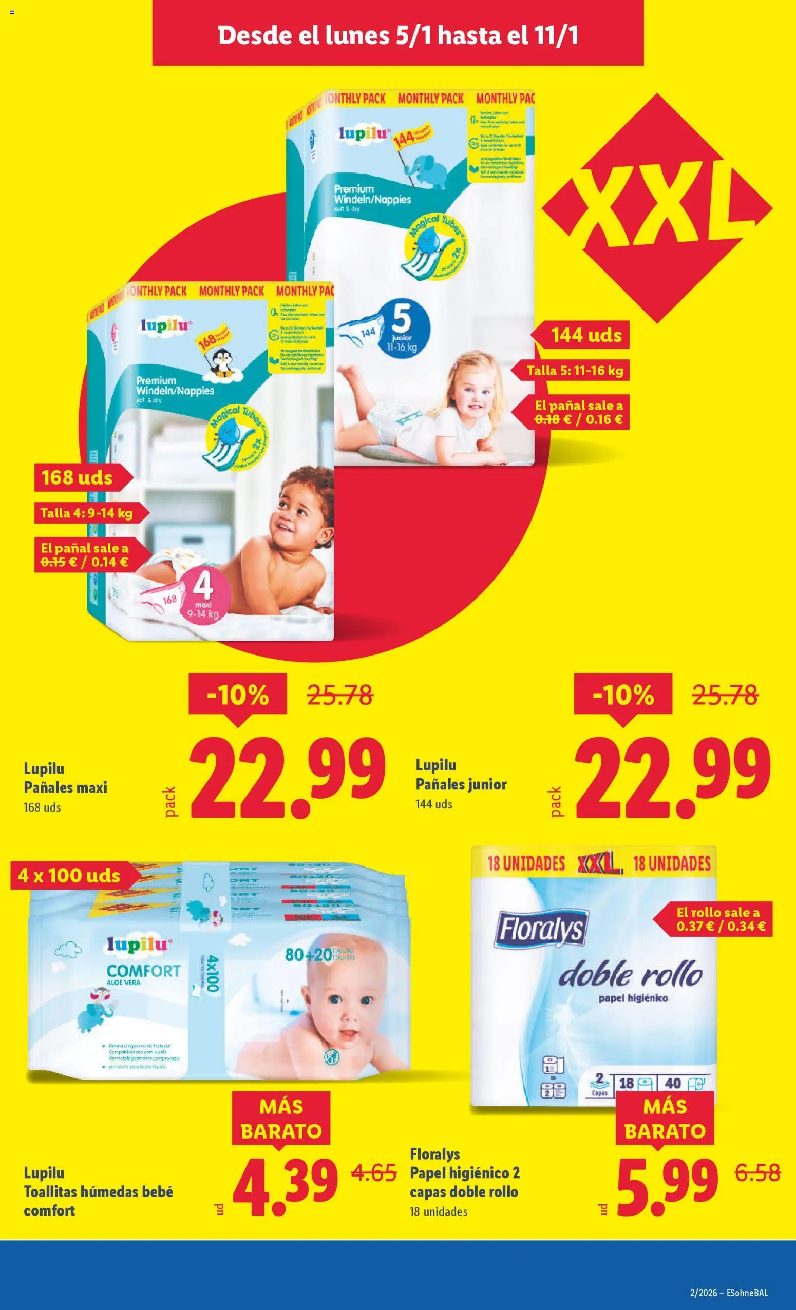Lidl folleto │ válido desde el 05.01.2026 | Página: 17 | Productos: Papel higienico