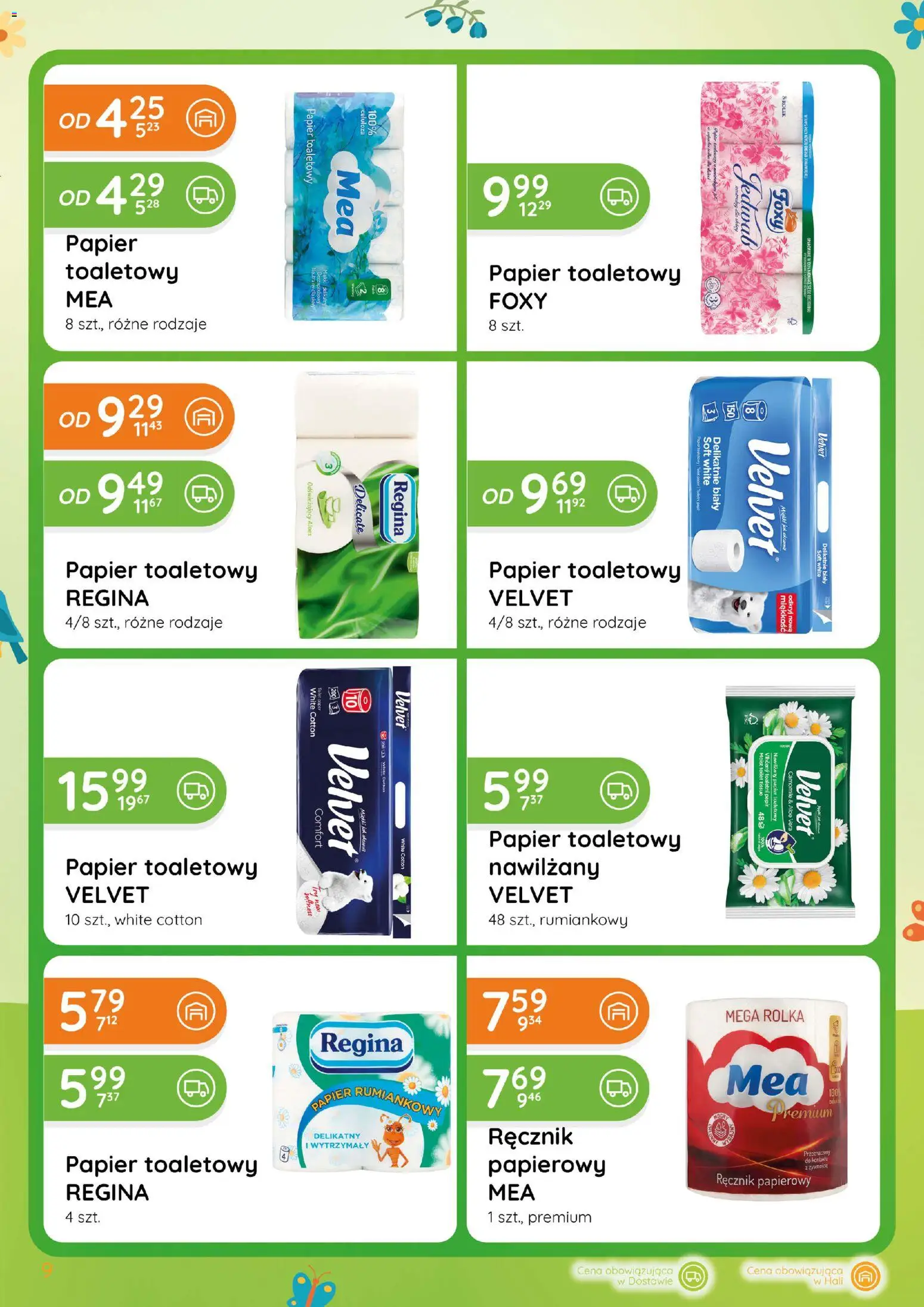 Eurocash gazetka - Katalog Chemiczny od 02.04.2026 | Strona: 9 | Produkty: Papier toaletowy, Aloes, Ręcznik papierowy