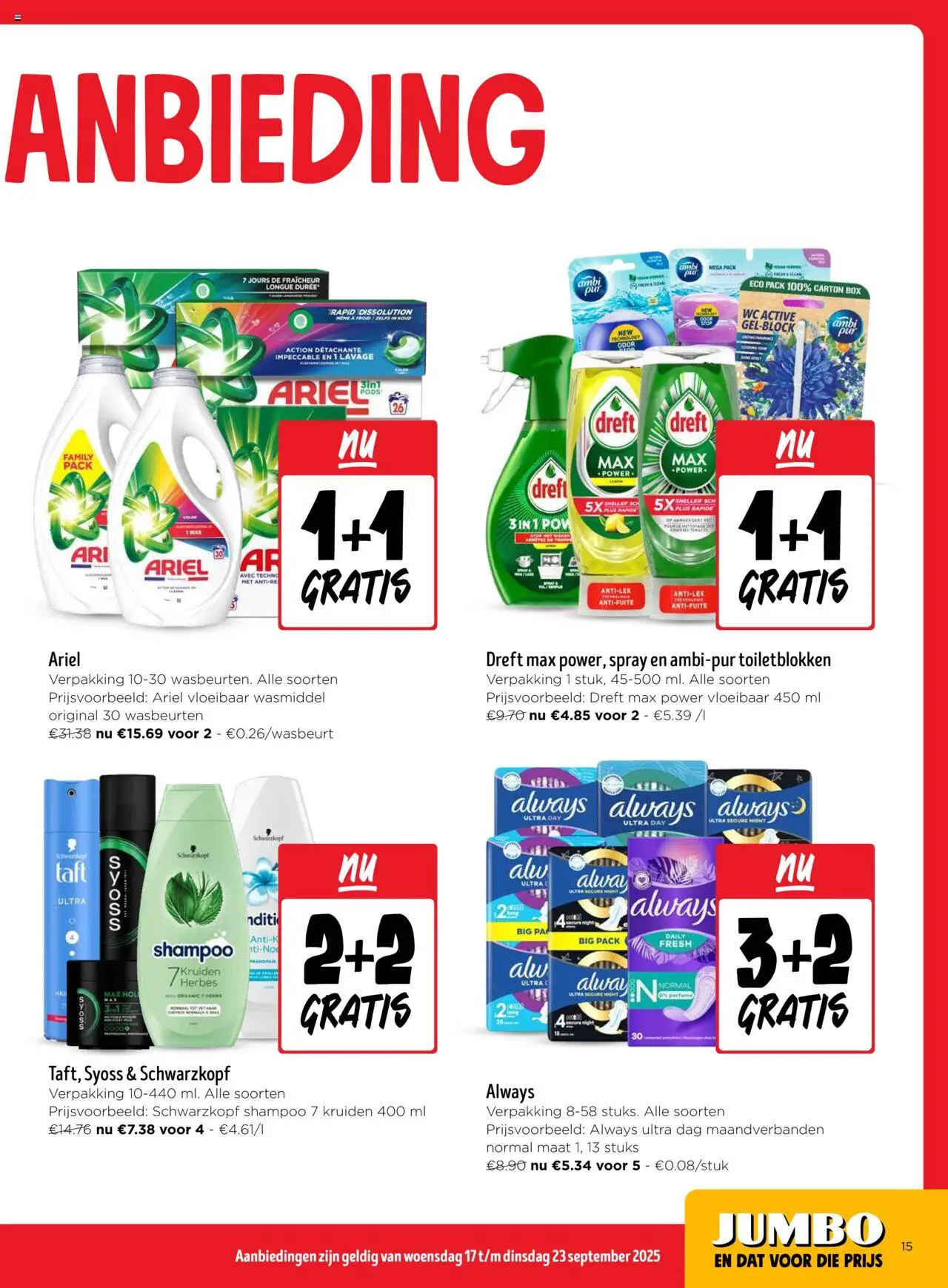  | Pagina: 15 | Producten: Was, Box, Shampoo, Wasmiddel