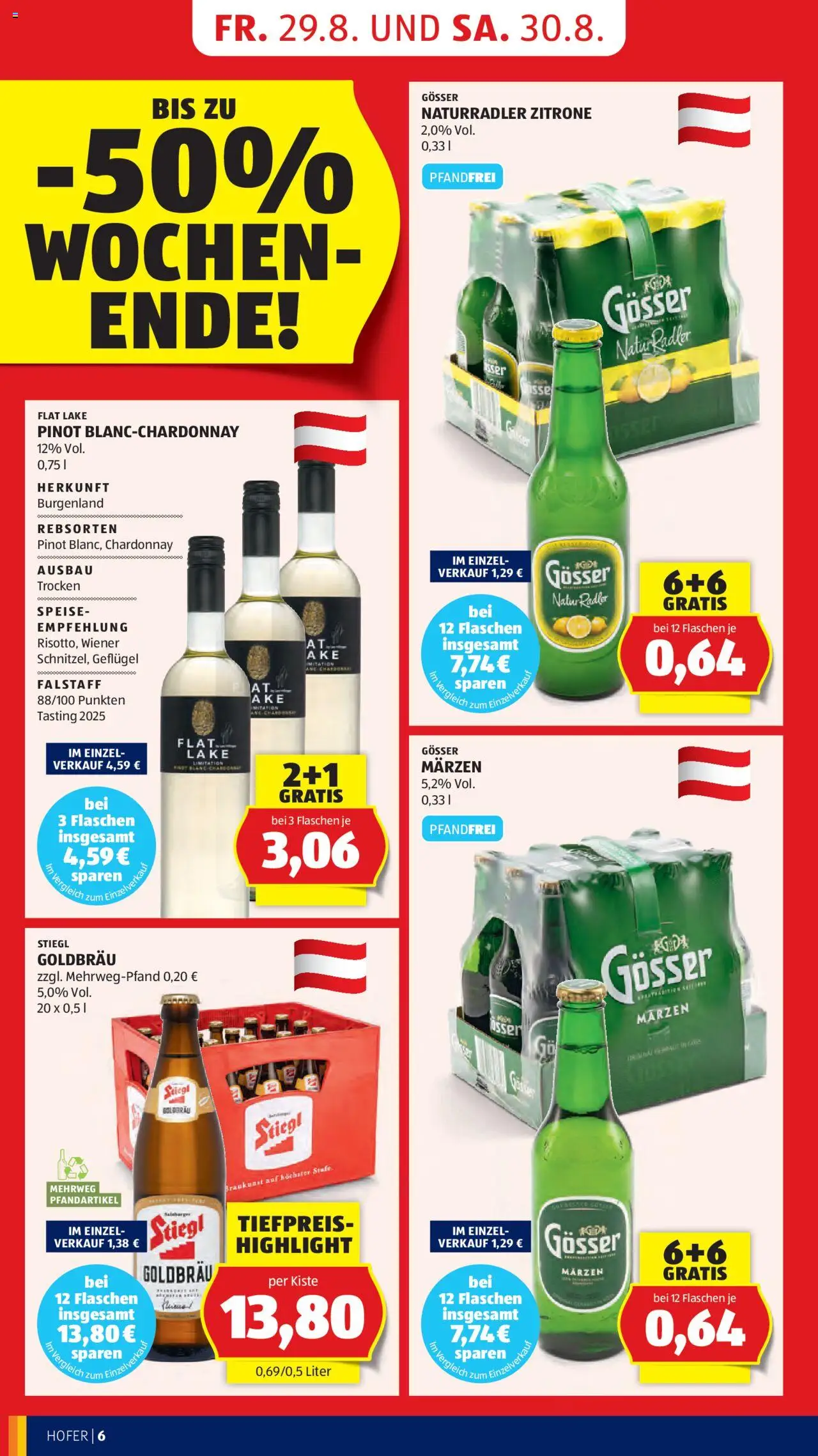 Hofer Flugblatt gültig ab 29.08.2025 | Seite: 8 | Produkte: Zitrone