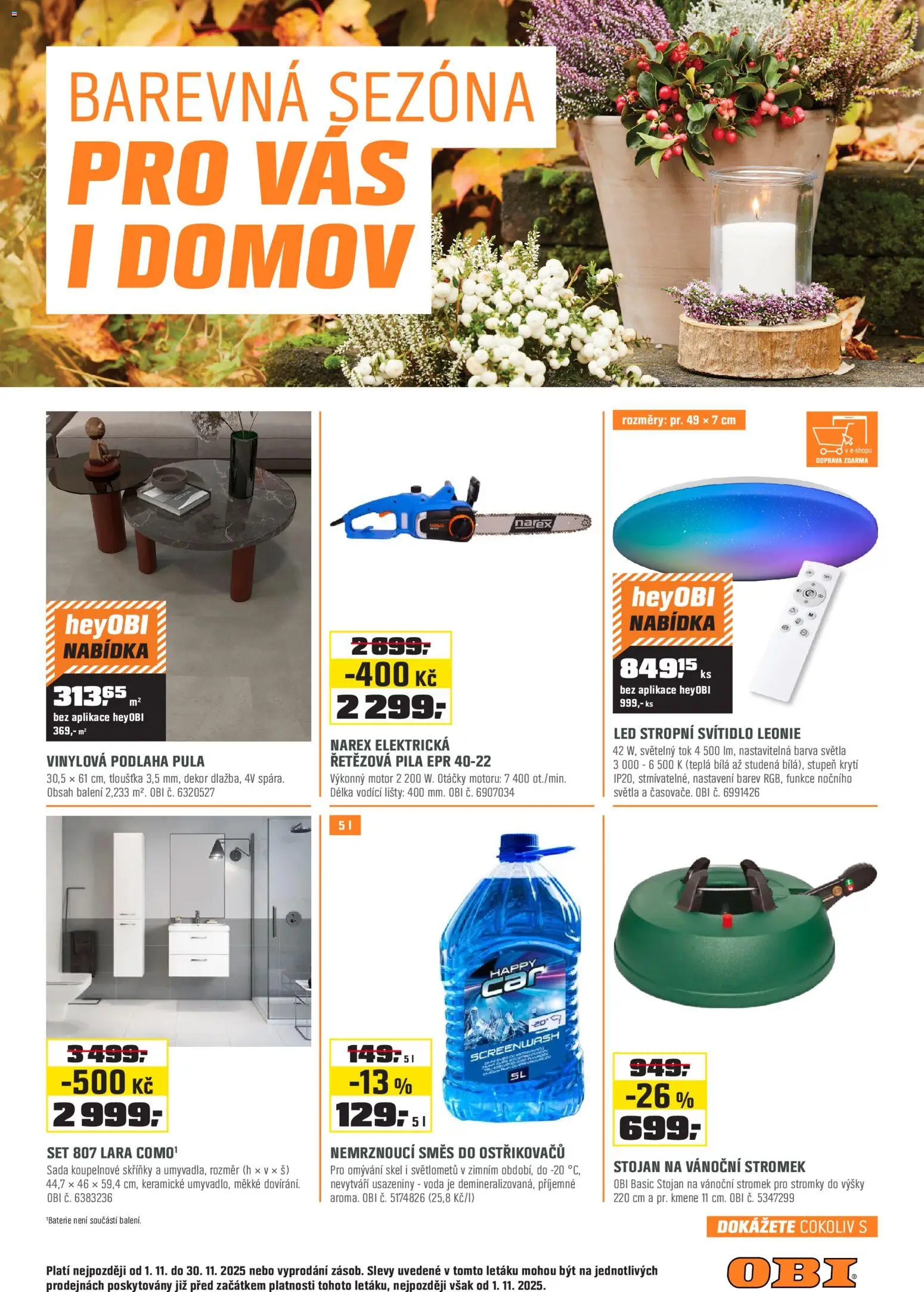 OBI leták od 01.11.2025 | Strana: 1