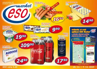 Náhled letáku Eso market leták od 26.11.2025