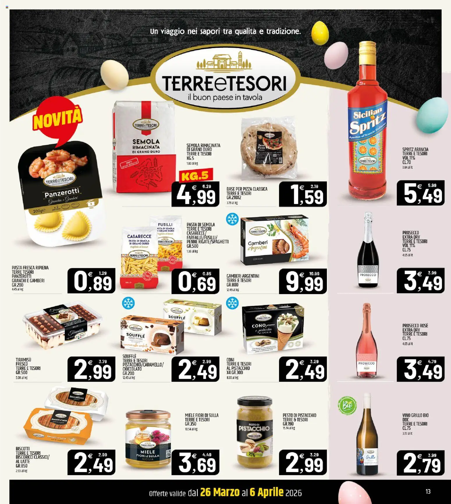 Volantino ARD Discount del 24.03.2026 | Pagina: 13 | Prodotti: Fusilli, Panzerotti, Penne, Aperitivo