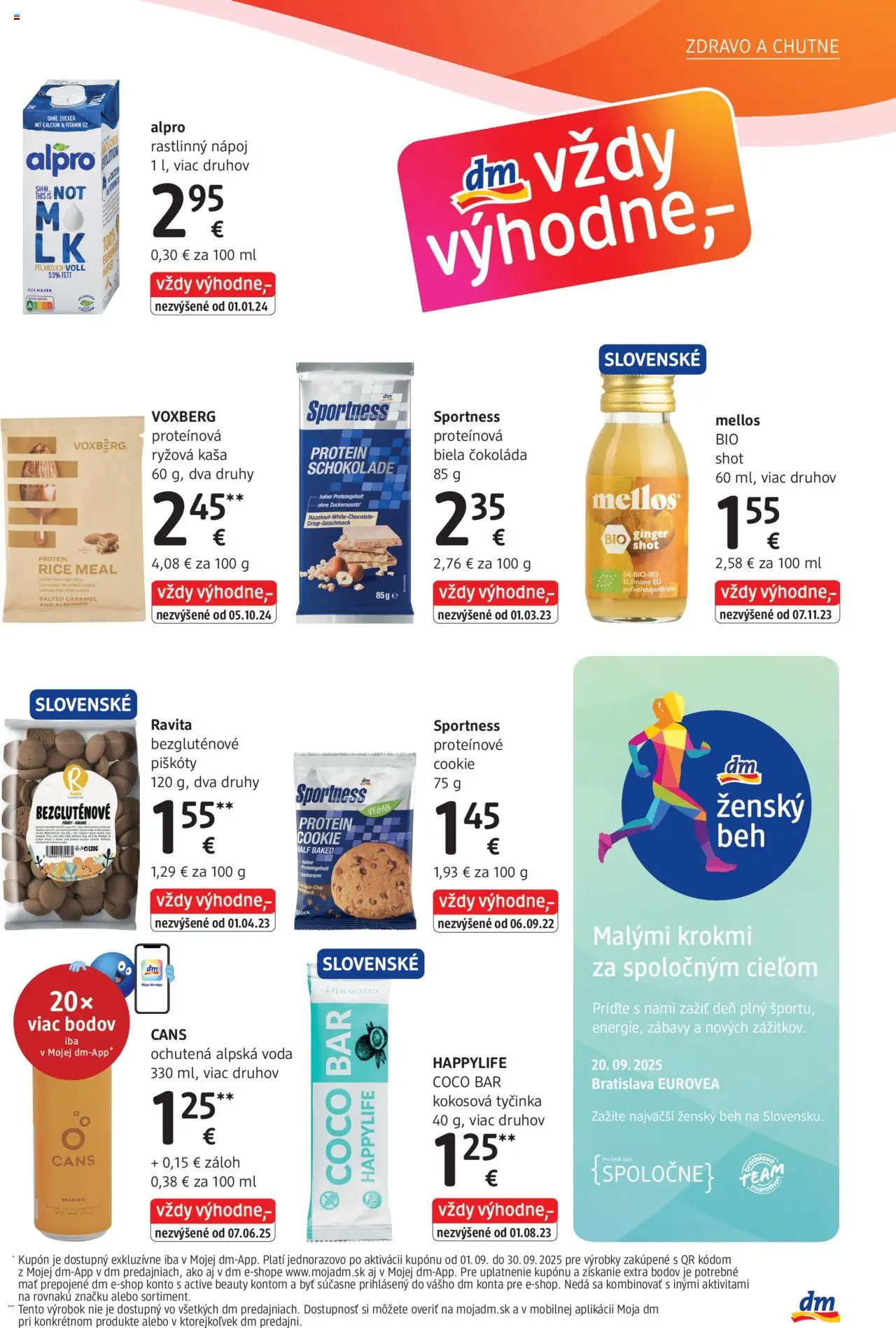 dm drogerie Journal September 2025 │ platný od 01.09.2025 | Strana: 27 | Produkty: Protein, Voda, Mango, Alpro