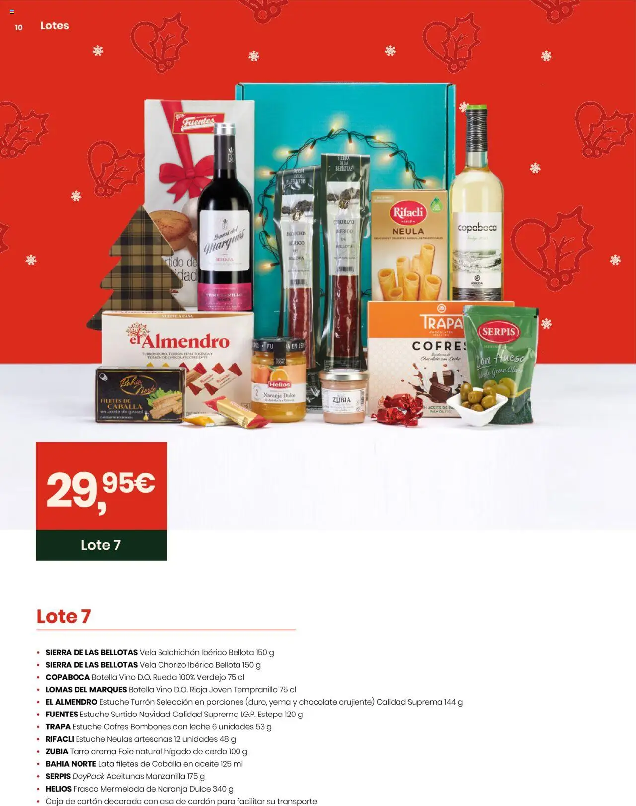 Eroski - Lotes y Cestas Navidad 2025 │ válido desde el 16.10.2025 | Página: 10 | Productos: Leche, Chocolate, Crema, Σταθμός εργασίας