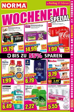 Norma Prospekt 	 ab 23.02.2026 gültig | Seite: 17 | Produkte: Coca cola, Cola, Kaffee, Schokolade