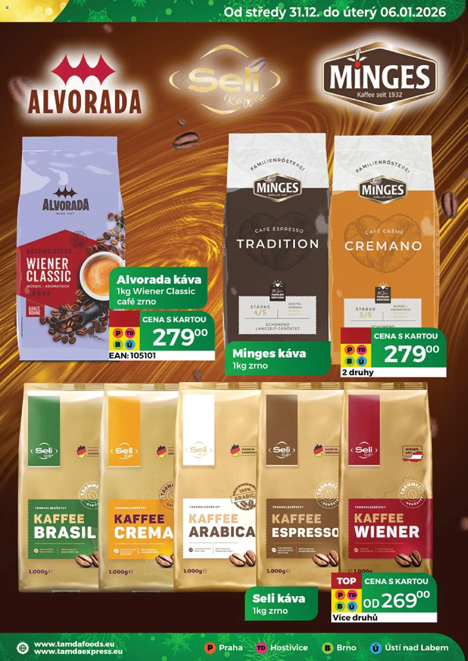 Tamda Foods leták od 31.12.2025 | Strana: 39 | Produkty: Káva, Crema