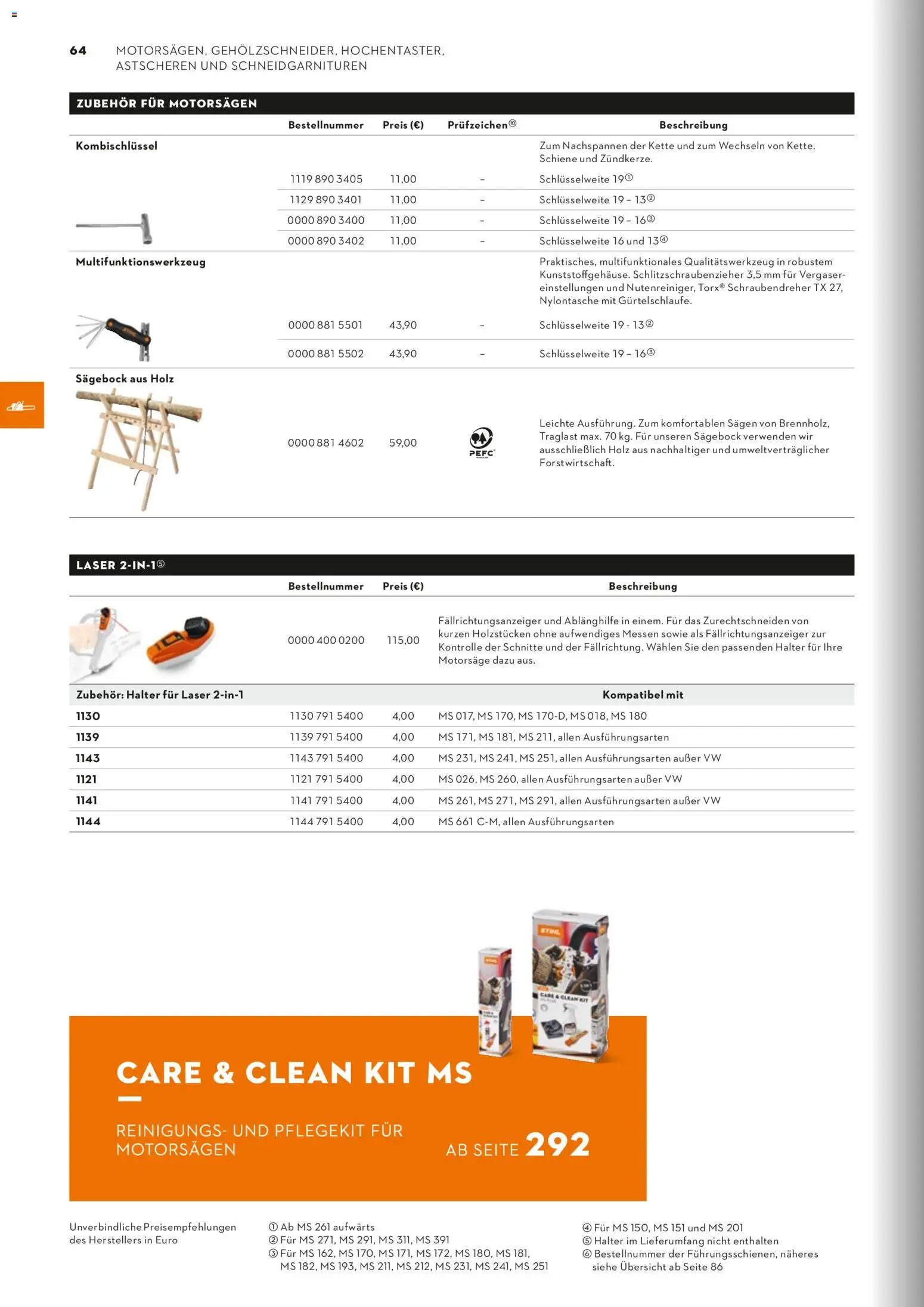 STIHL Katalog – gültig ab 01.01.2026 | Seite: 64