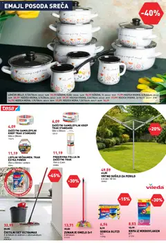 Inpos katalog akcije – veljaven od 09.04.2026 | Stran: 11 | Izdelki: Sušilo za perilo, Gobica, Folija