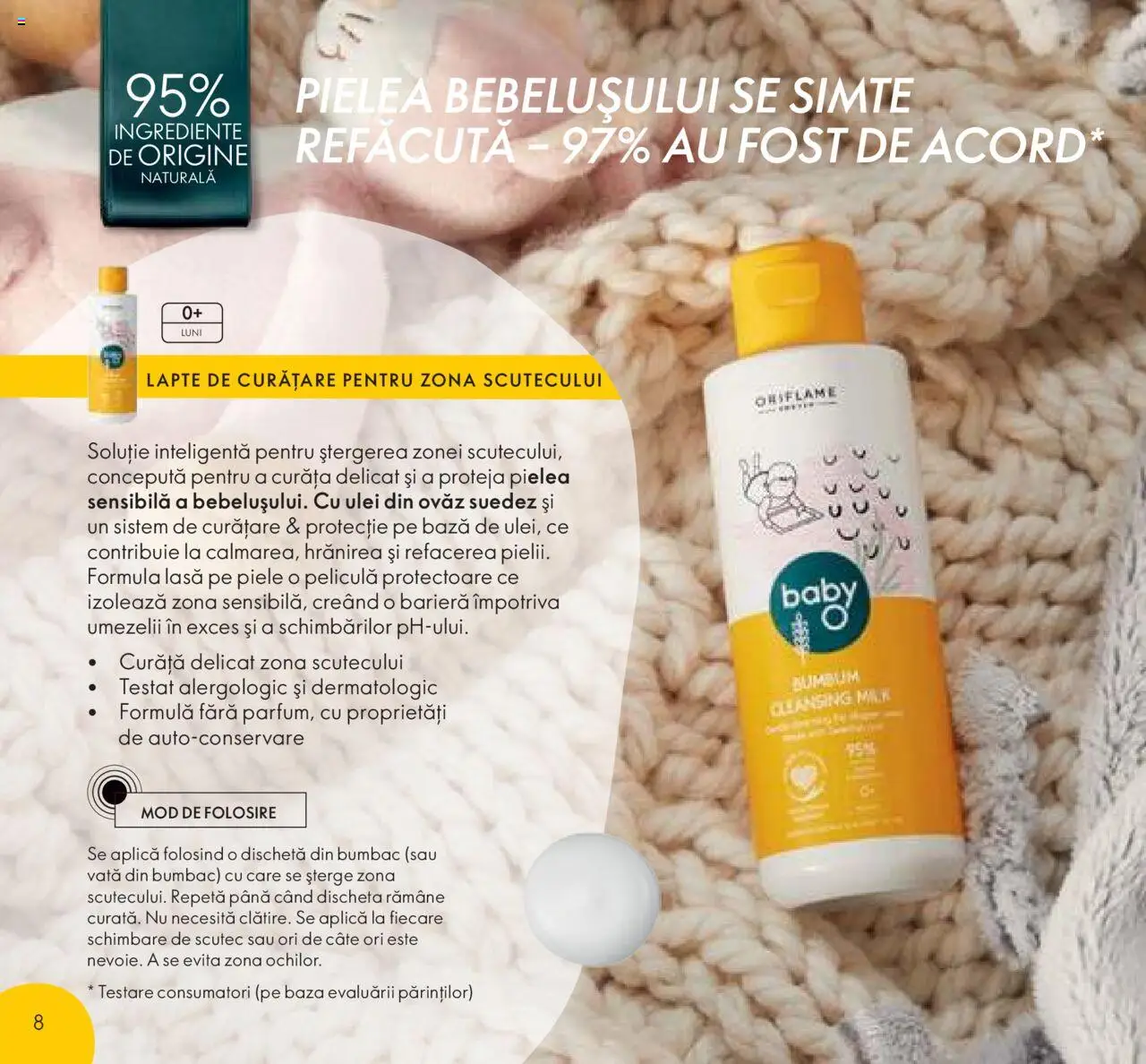 Oriflame catalog - Ghid Baby O – valabil de la 10.03.2022 | Pagină: 8