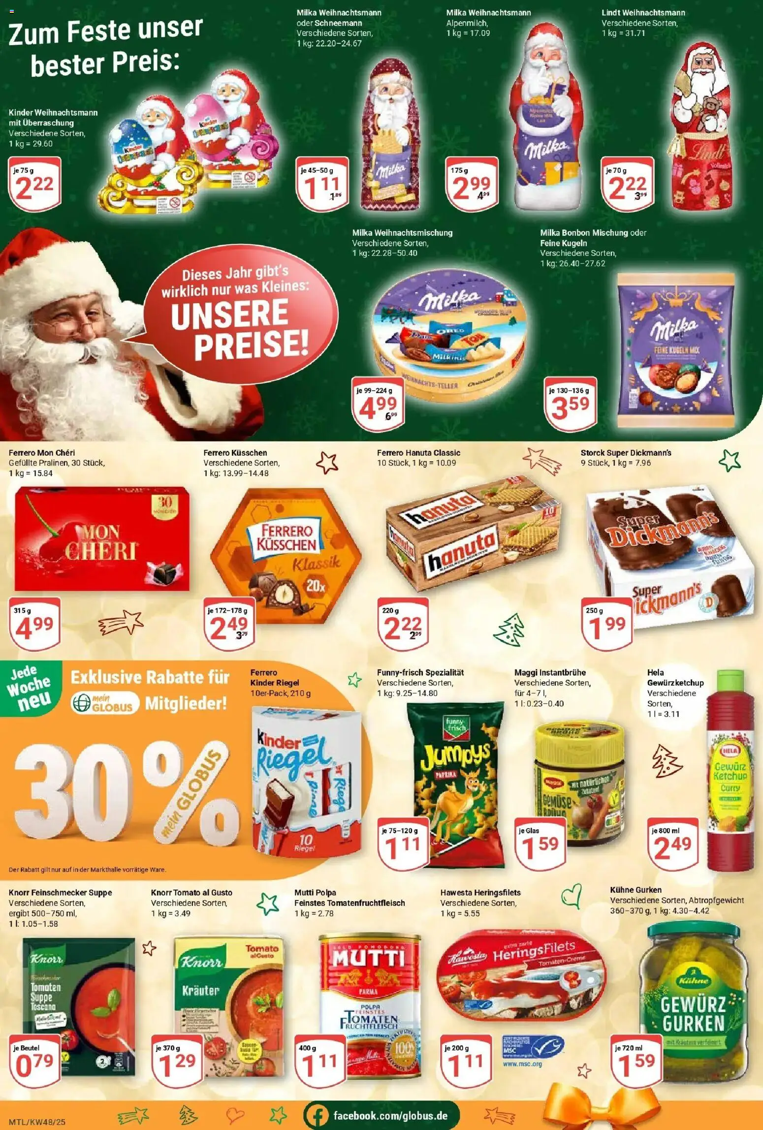 Globus prospekt Maintal-Dörnigheim	 – gültig ab 23.11.2025 | Seite: 3 | Produkte: Maggi, Tomaten, Knorr, Creme