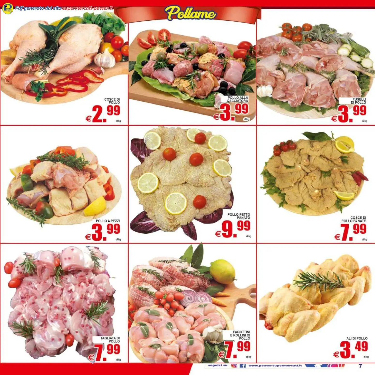 Volantino Pewex del 29.04.2026 | Pagina: 7 | Prodotti: Pollo