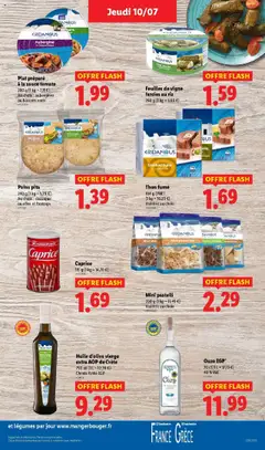  | Page: 27 | Produits: Huile d'olive vierge, Haricots verts, Crête, Thon